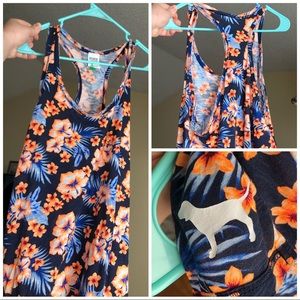 VS PINK bright floral tank top 💖